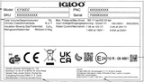 Igloo ICF80 Dual Zone Compressor Cooler Box - Navy Blue
