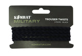 Kombat UK Trouser Twists - Retail Pack of 2 pairs - Black