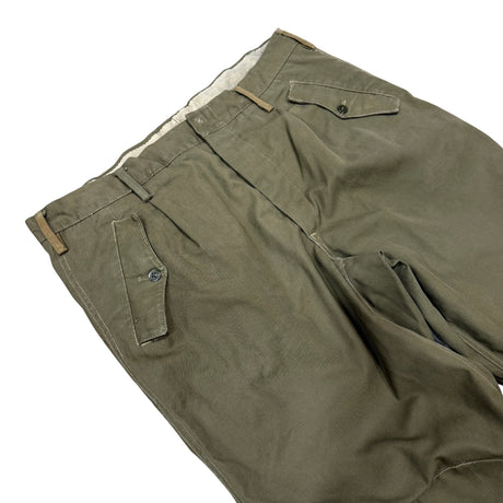 Italian Military Olive Green Combat Trousers