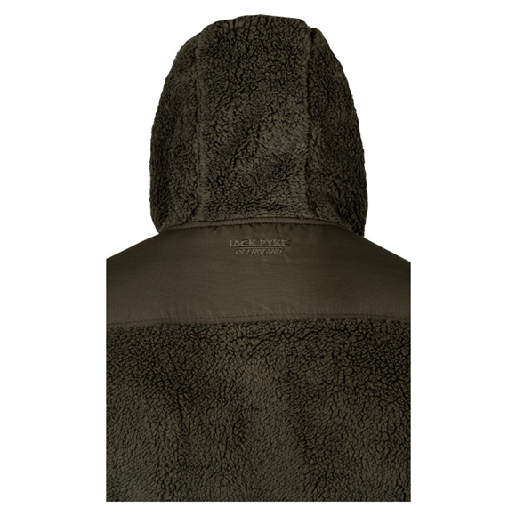 Jack Pyke Sherpa Fleece Hoodie Gen 2 - Dark Olive