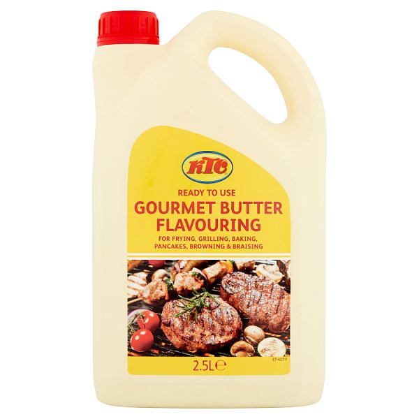 KTC Gourmet Butter Flavouring 2.5 Litre - Bulk Food Ration Storage
