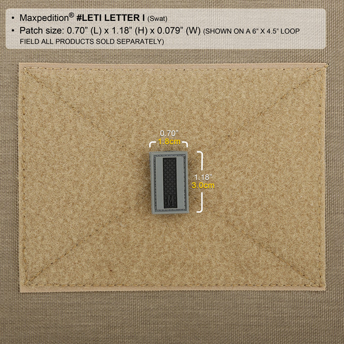 Maxpedition Letter I Swat Patch