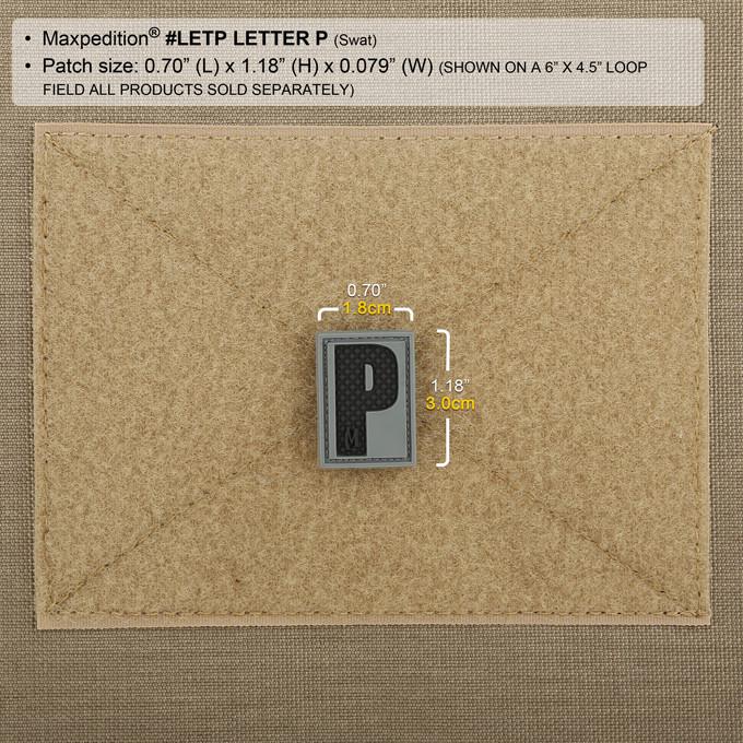 Maxpedition Letter P Swat Patch