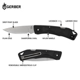 Gerber LST Ultra Folding Lock Knife - Black