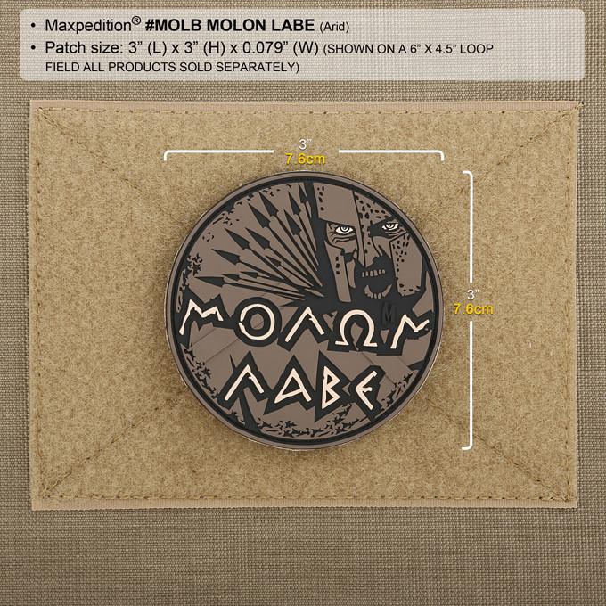 Maxpedition MOLON LABE Arid Patch