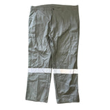 British Military Grey Men's Workwear Trousers with Reflective Safety Strips