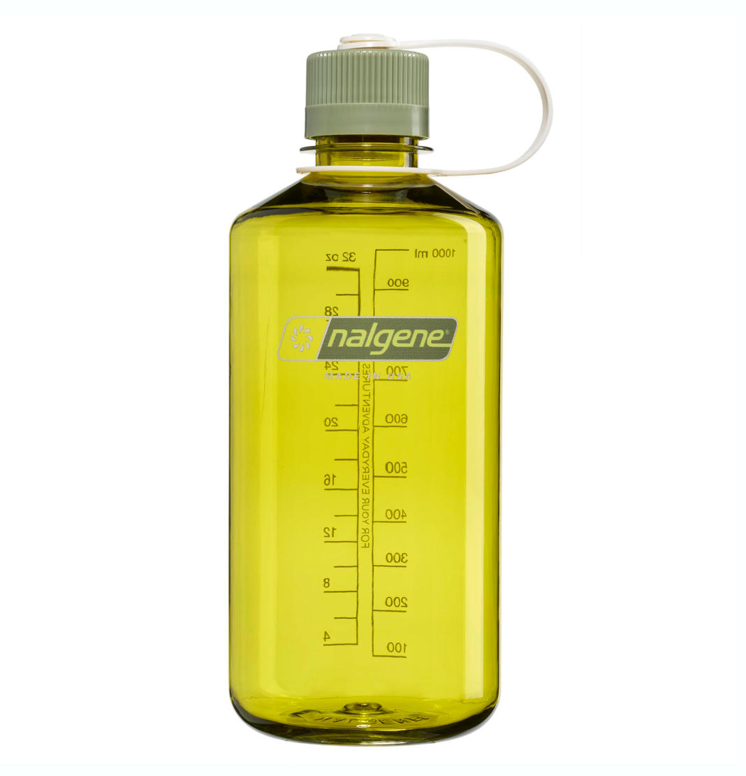 Nalgene 32oz / 1L Tritan Sustain Narrow Mouth Bottle Endive - Oil Green Cap