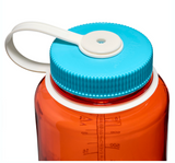 Nalgene 32oz / 1L Tritan Sustain Wide Mouth Bottle Flame - Blue Atoll Cap