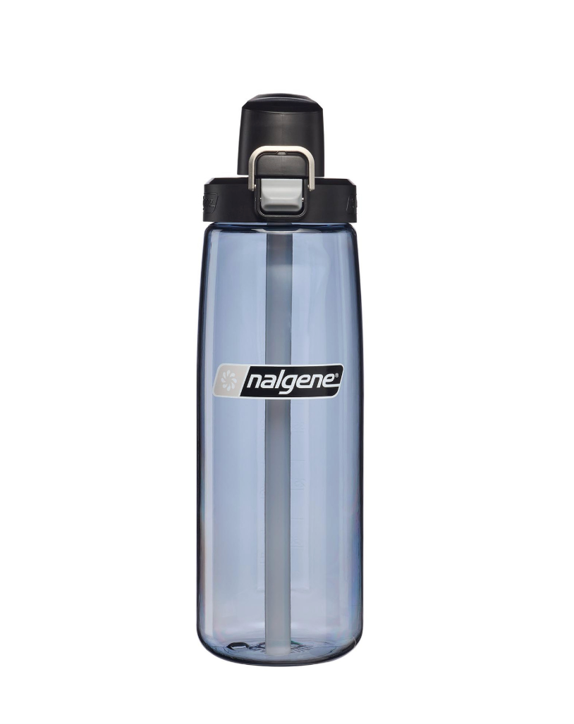 Nalgene Straw Bottle 700Ml Grey - Black Cap