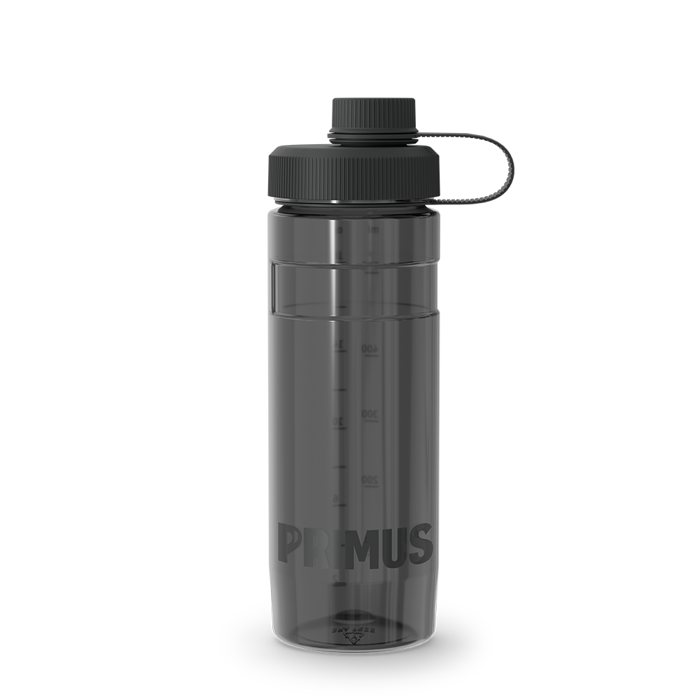 Primus Kvarts Tritan Bottle 0.6 L Drink Cap Cliffside Ash