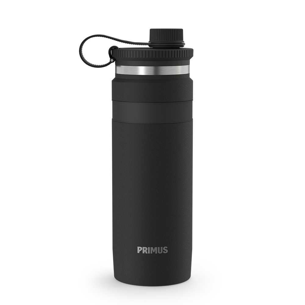 Primus Mika Wide Insulated Bottle Drink Cap 0.75 L - Cliffside Ash