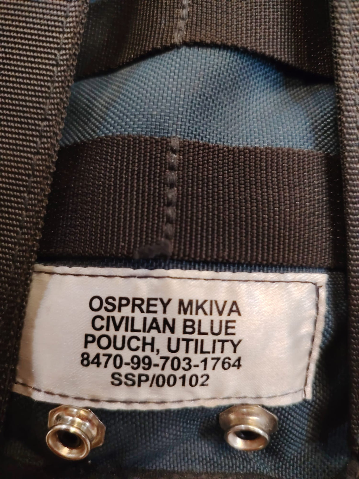 British Military Navy Blue MK4 Osprey Utility Pouch