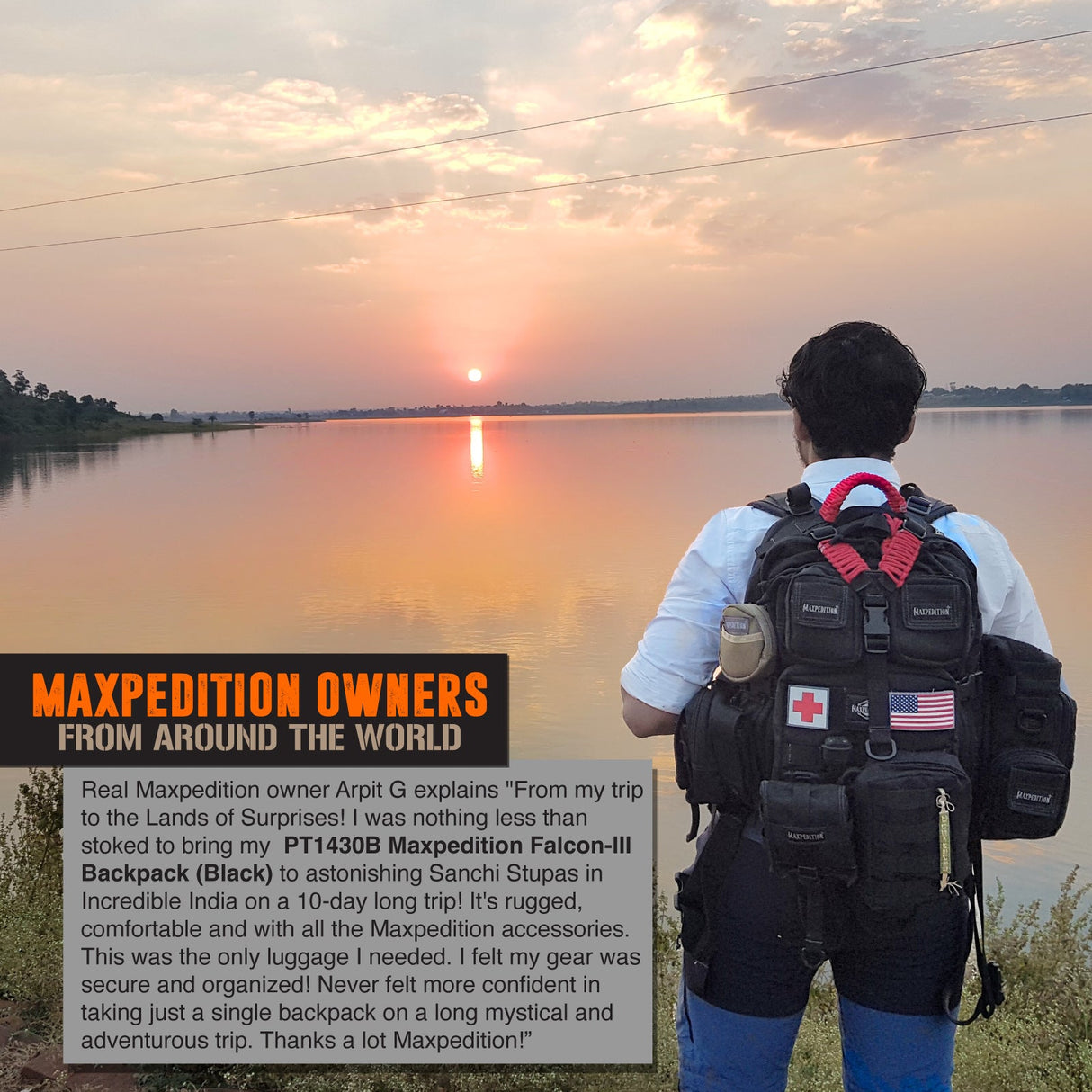 Maxpedition Falcon-III Black Backpack