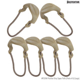 Maxpedition Large Tan PZL Positive Zipper Pulls Pack of 6