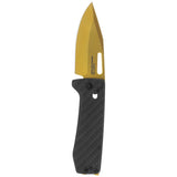 SOG Ultra XR Carbon Gold Folding Knife