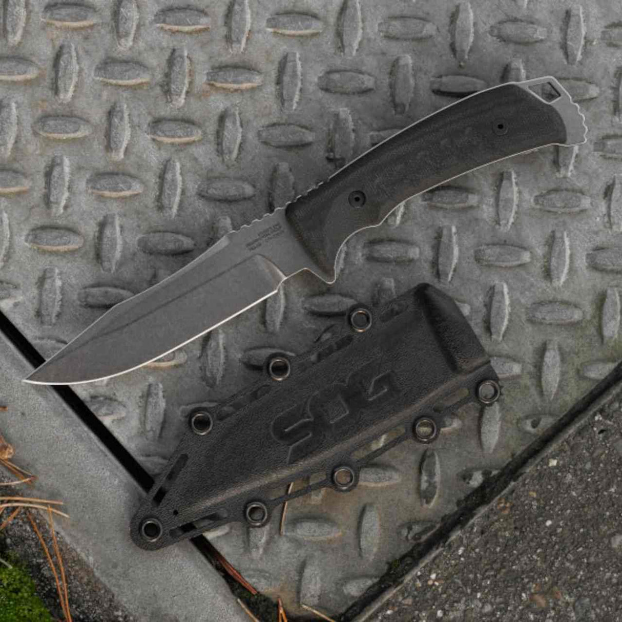 SOG Pillar Fixed Blade Bushcraft Knife