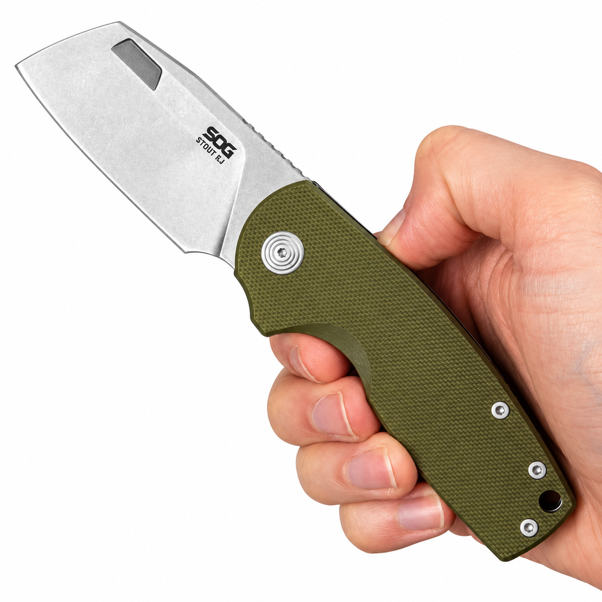 SOG Stout SJ Clever Od Green Folding Knife