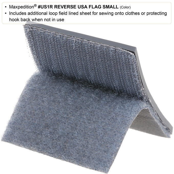 Maxpedition Reverse USA Flag Arid Patch Small