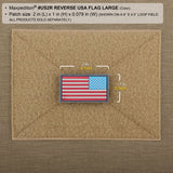 Maxpedition Reverse USA Flag Swat Patch Small