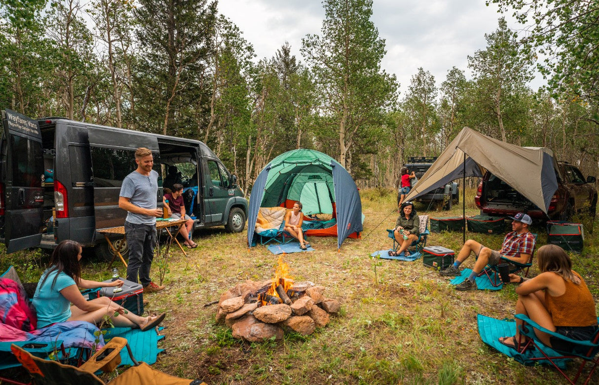 Kelty Waypoint Vehicle Tarp Shelter - Reflecting Pond/Gingerbread