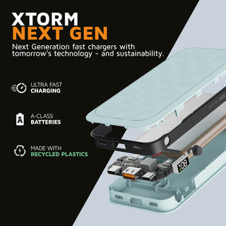 XStorm Fuel Series 5 Power Bank 20W - 10,000 mAh - Teal Blue