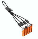 Xtorm Xtorm NextGen AA Batteries USB-C Rechargeable - 4 Pack - Orange