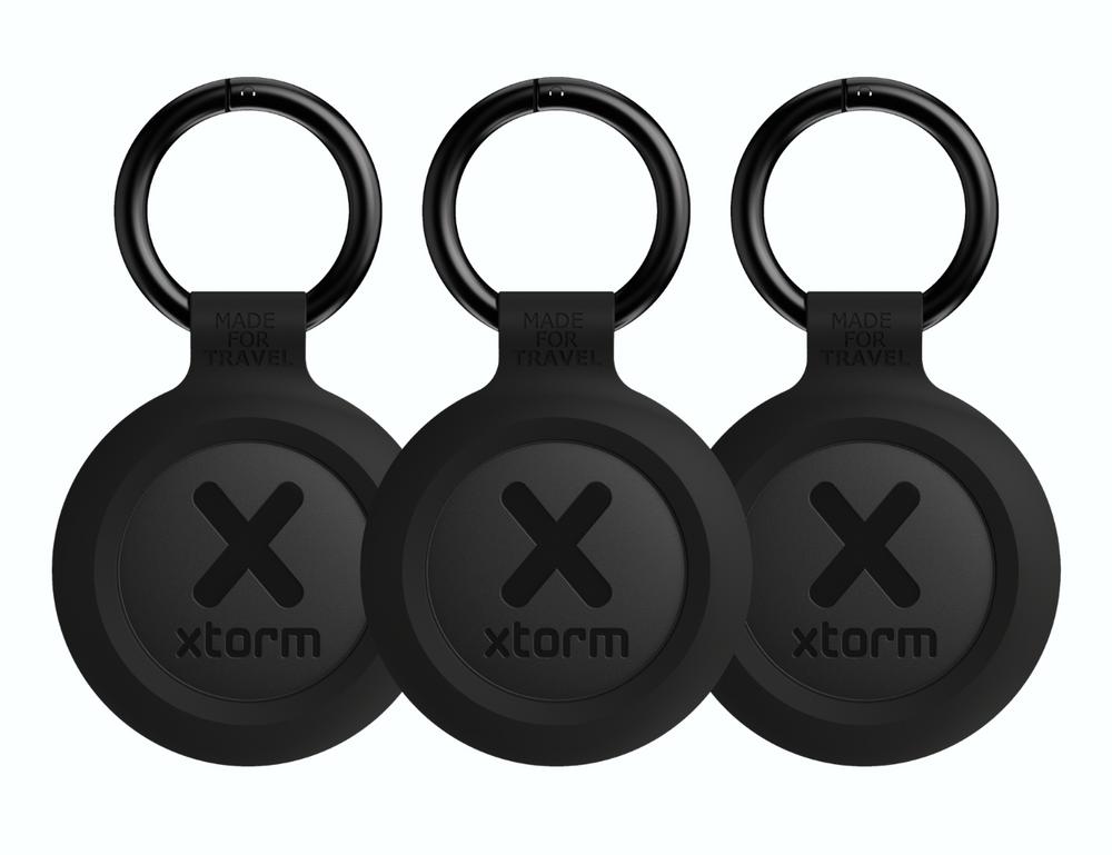 Xtorm Xtorm Travel Tag - 3 Pack - Charcoal Black (iOS & Android)