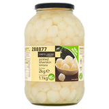 2kg Chef's Larder Pickled Silverskin Onions - Bulk Food Ration Storage