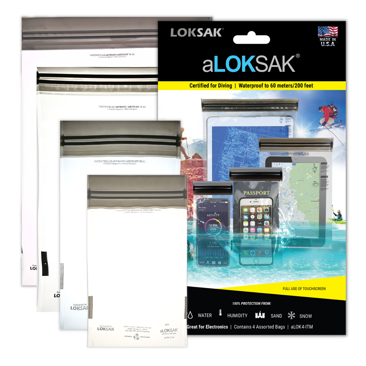 Loksak Aloksak Multi Pack ITM - 4 Pack