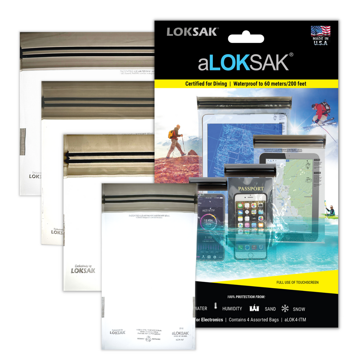 Loksak Aloksak Small Multi Pack - 4 Pack