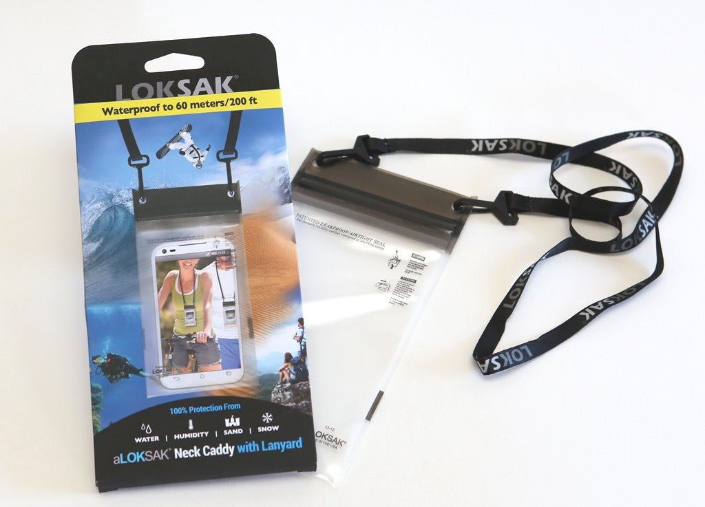 Loksak Aloksak Phone Caddy Storage Bag with Lanyard