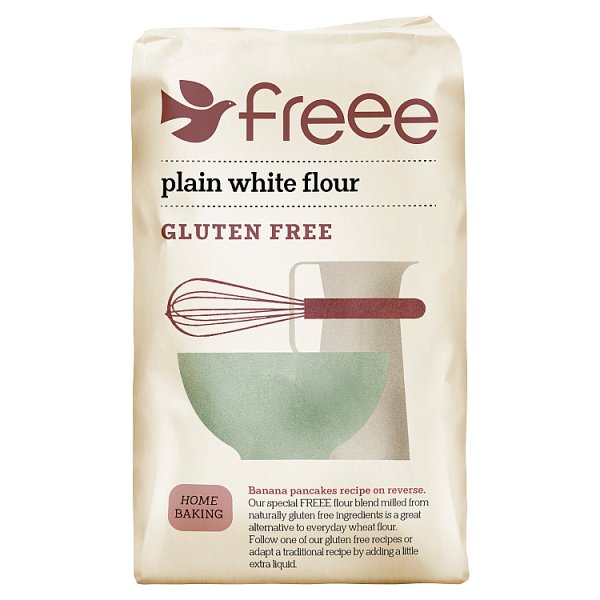 1kg FREEE Gluten Free Plain White Flour - Bulk Food Ration Storage
