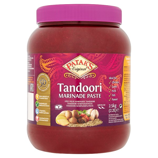 2.5kg Patak's Original Tandoori Marinade Paste - Bulk Food Ration Storage