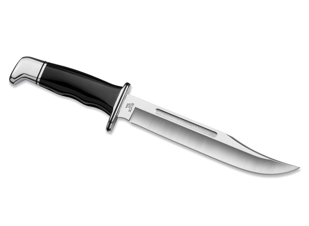 Buck 120 General Fixed Blade Knife - Black Phenolic