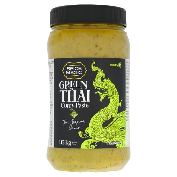 1.15kg Spice Magic Green Thai Curry Paste - Bulk Food Ration Storage