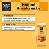 2.75kg Chef's Menu Natural Breadcrumbs - Bulk Food Ration Storage