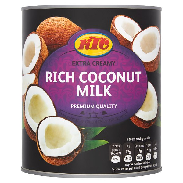 KTC Rich Coconut Milk 2.9 Litre - Bulk Food Ration Storage
