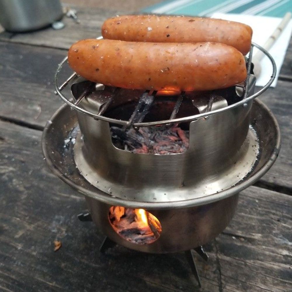 Kelly Kettle Large Cook Set (Stainless) For Base Camp & Scout