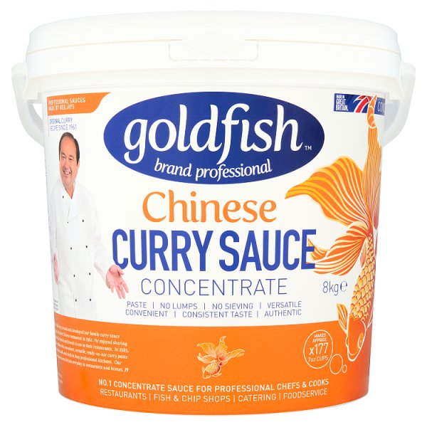 8kg Goldfish Brand Professional Chinese Curry Sauce Concentrate - Bulk Food Ration Storage