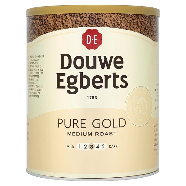 750g Douwe Egberts Pure Gold Medium Roast - Bulk Food Ration Storage