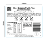 Expedition Foods Freeze Dried Meal Pouch - Beef Stroganoff With Rice - Various Sizes