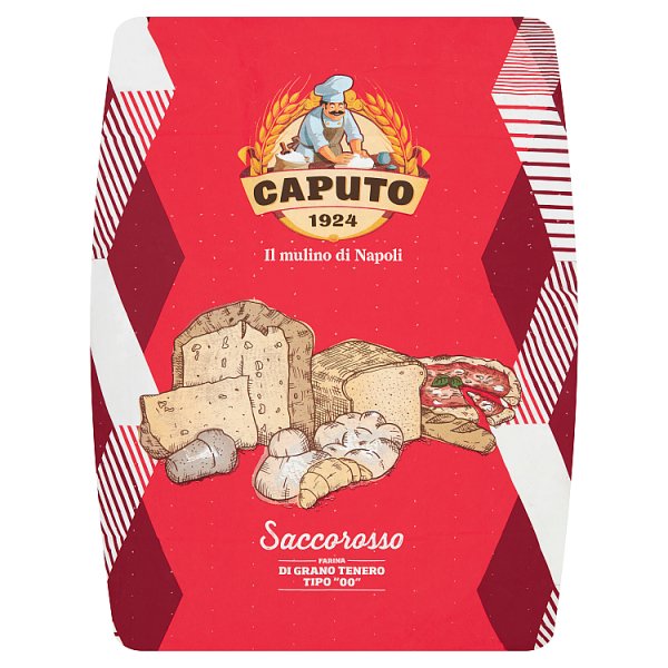 15kg Caputo Saccorosso Pizza Flour - Bulk Food Ration Storage