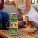 Feuerhand Baby Special 276 LED Hurricane Lantern - Sage Green