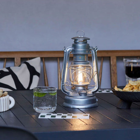 Feuerhand Baby Special 276 LED Hurricane Lantern - Zinc