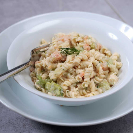 Fuel Your Preparation Freeze Dried Food Ration Meal Tin - Salmon And Broccoli Pasta