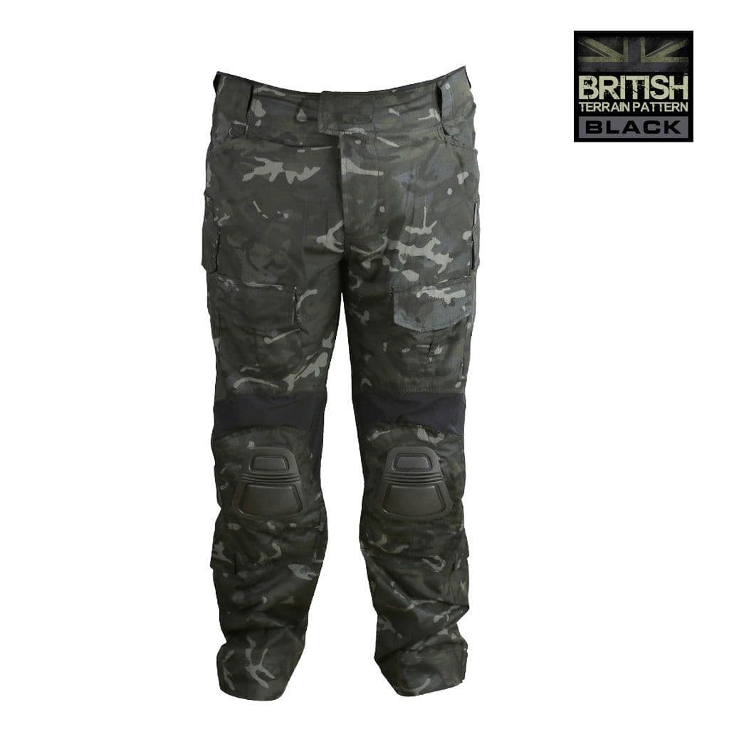 Kombat UK Gen 2 Spec Ops Trousers in BTP Black Camo