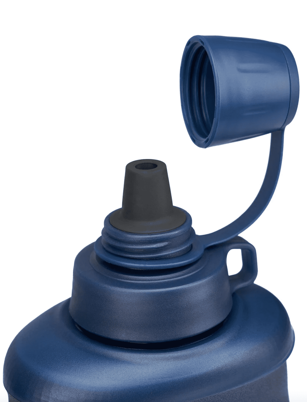 LifeStraw Peak Series Collapsible Squeeze 1L Bottle With Filter - Dark Grey