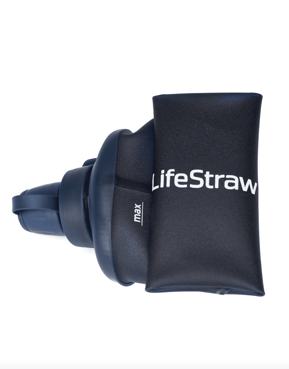 LifeStraw Peak Series Collapsible Squeeze 1L Bottle With Filter - Dark Grey