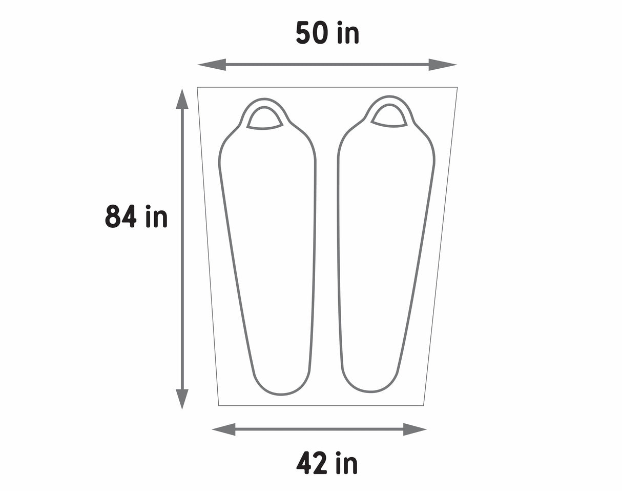 Kelty Late Start 1 Man Tent Footprint