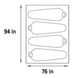 Kelty Grand Mesa 4 Man Tent Footprint